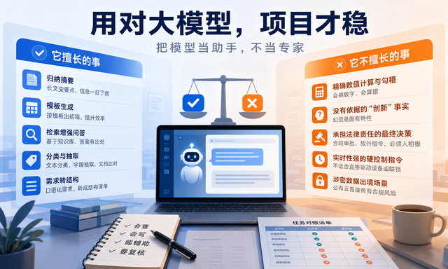 企业大模型能做什么、做不好什么：一份实在的能力清单