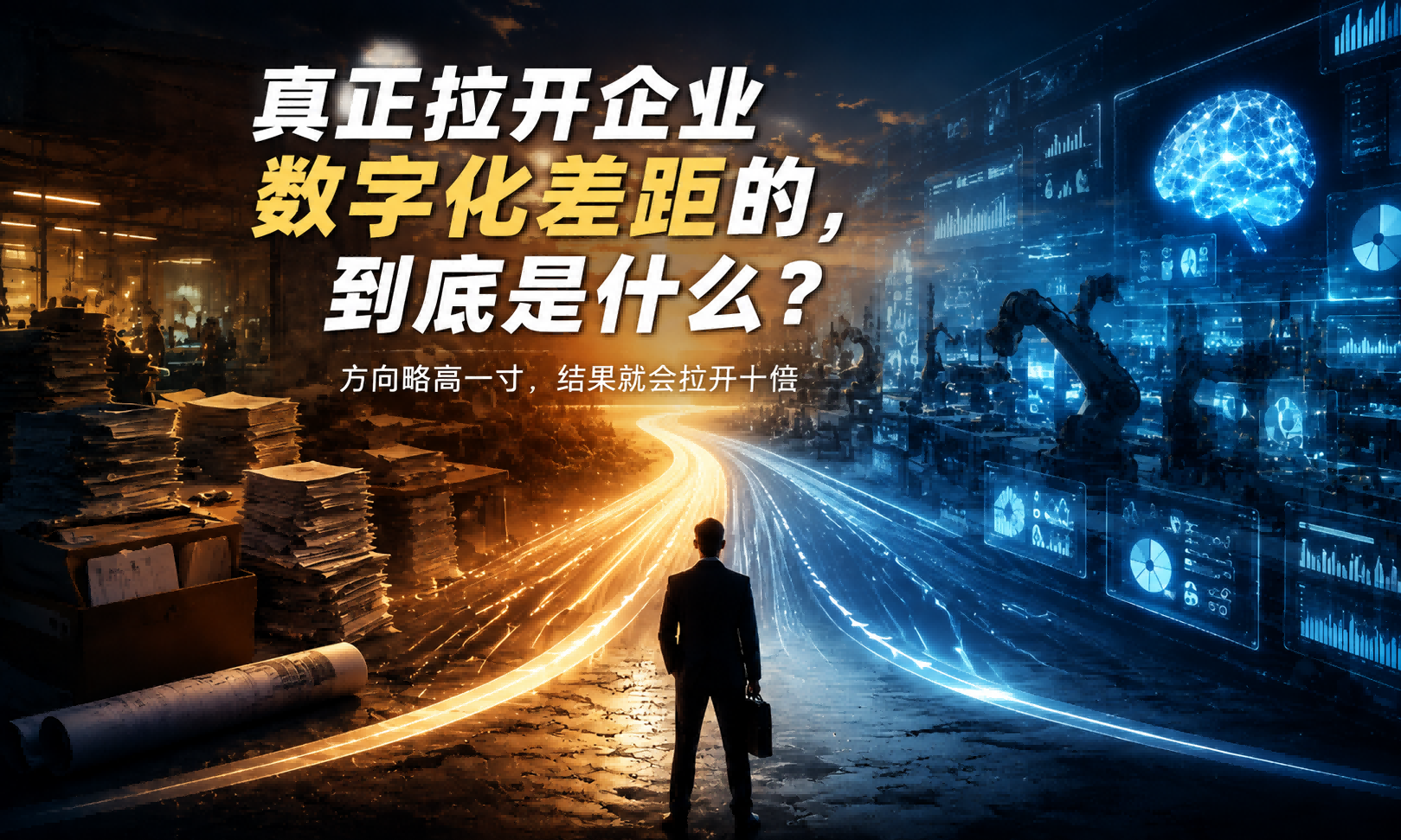 真正拉开企业数字化差距的,到底是什么?